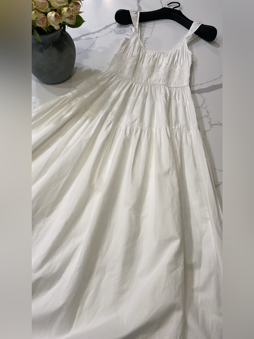 NEW DOEN Clover Dress In Salt Size S - Picture 4 of 17